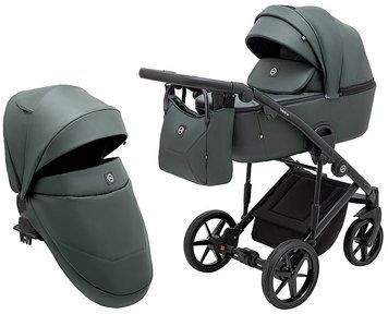 Коляска 2 в 1 Adamex Mobi Air Thermo New ECO SA-29 темо-зелений 681687 фото
