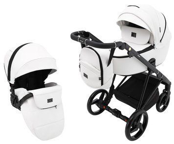 Коляска 2 в 1 Adamex Blanc Eco SA-1 білий 680705 фото