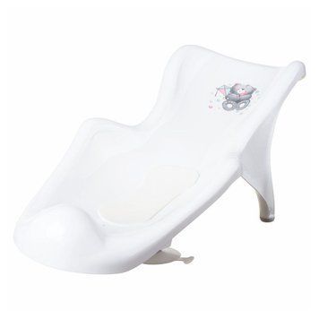 Гірка для купання з антиковзаючим килимком Maltex Bear Bath cradle with anti-slip mat 1940_60 white (білий) 681195 фото