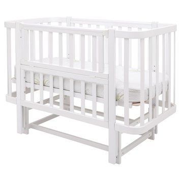 Ліжко Babyroom Місяць LU-2 маятник білий 681889 фото