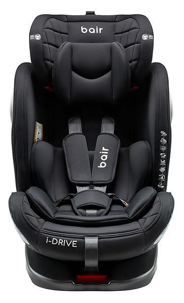 Автокрісло Bair i-Drive 360 Iso-fix TB-01 total black 681548 фото