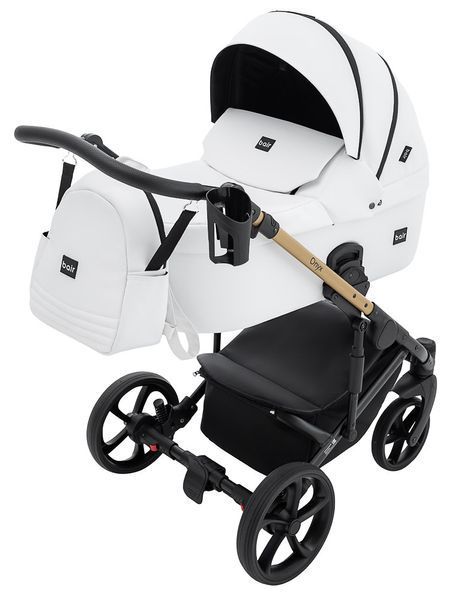 Коляска 2 в 1 Bair Onyx ECO OE-02 белый 680790 фото