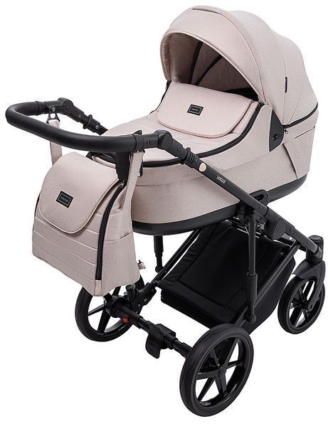 Коляска 2 в 1 Adamex Locco Tip TK-20 бежевый 681064 фото