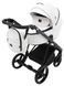 Коляска 2 в 1 Adamex Blanc Eco SA-1 белый 680705 фото 2