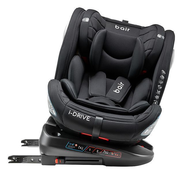 Автокрісло Bair i-Drive 360 Iso-fix TB-01 total black 681548 фото
