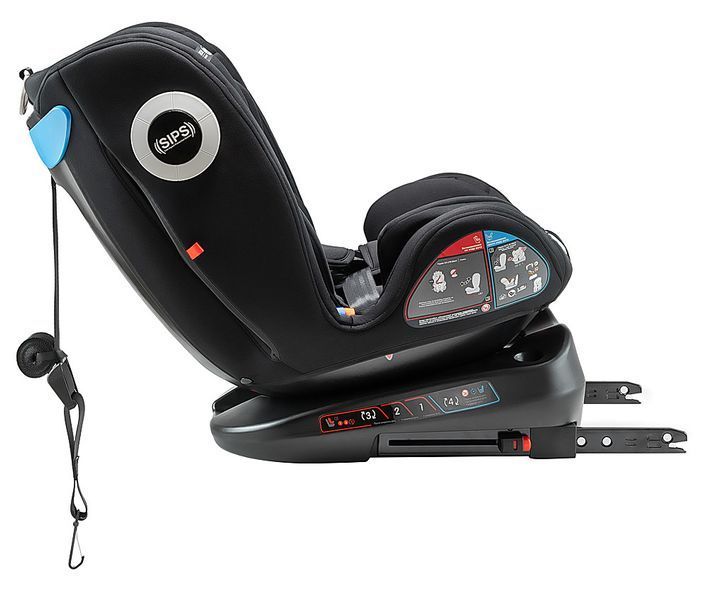 Автокрісло Bair i-Drive 360 Iso-fix TB-01 total black 681548 фото