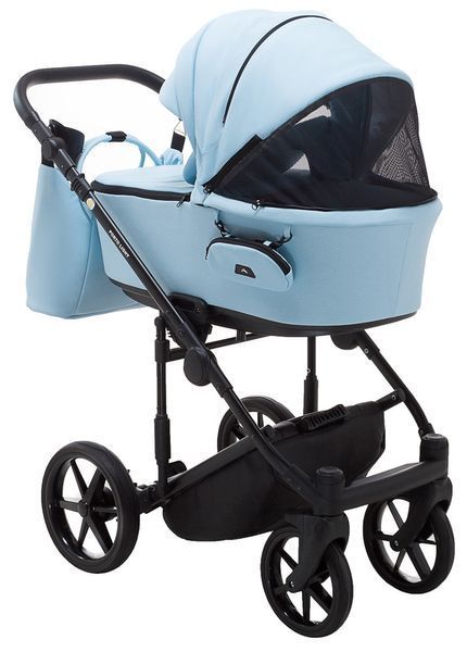 Коляска 2 в 1 Голубой Adamex Porto Light ECO SA-17 625762 фото