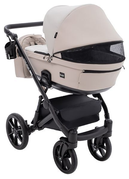 Коляска 2 в 1 Bair Kiwi Plus ECO BKP-32/33 бежевый / капучино 680898 фото