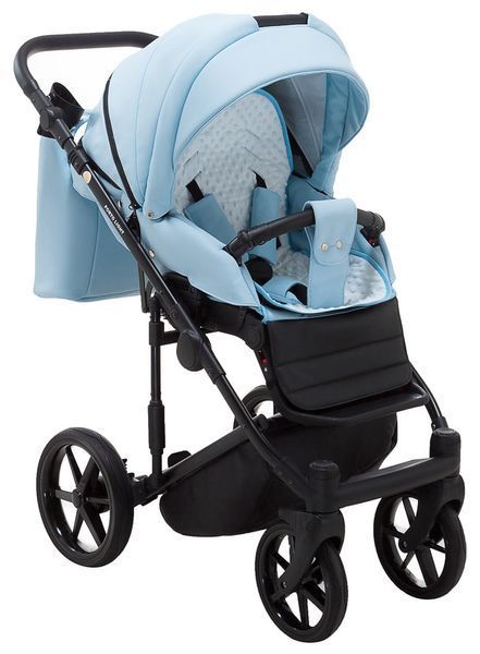 Коляска 2 в 1 Голубой Adamex Porto Light ECO SA-17 625762 фото