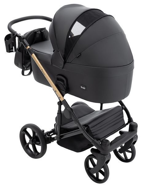 Коляска 2 в 1 Bair Onyx ECO OE-01 чёрный 680789 фото