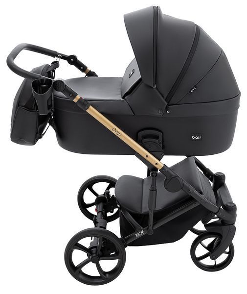 Коляска 2 в 1 Bair Onyx ECO OE-01 чёрный 680789 фото