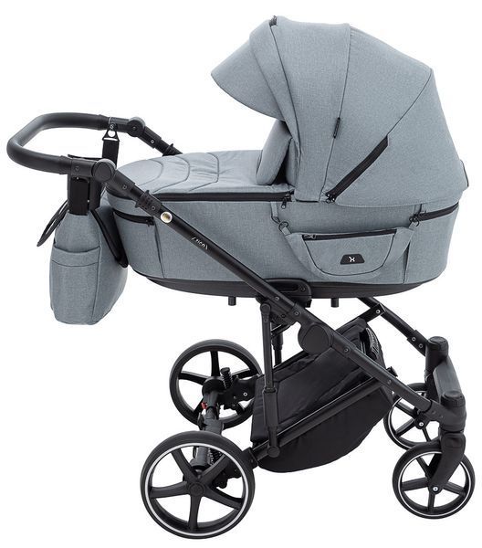 Коляска 2 в 1 Adamex Zico Tip TK-60 темно-сірий 680775 фото