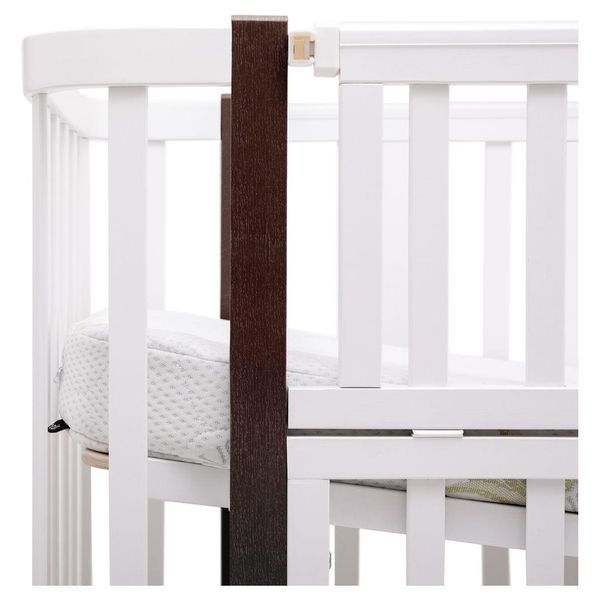 Кровать Babyroom Луна LU-2 маятник белый/венге 681890 фото