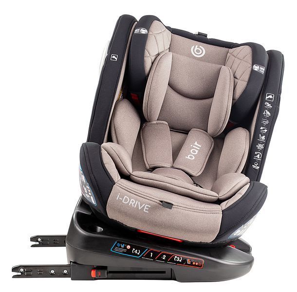 Автокресло Bair i-Drive 360 ​​Iso-fix BG-03 greige 681821 фото