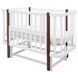 Кровать Babyroom Луна LU-2 маятник белый/венге 681890 фото 1