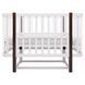 Кровать Babyroom Луна LU-2 маятник белый/венге 681890 фото 3