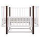 Кровать Babyroom Луна LU-2 маятник белый/венге 681890 фото 4