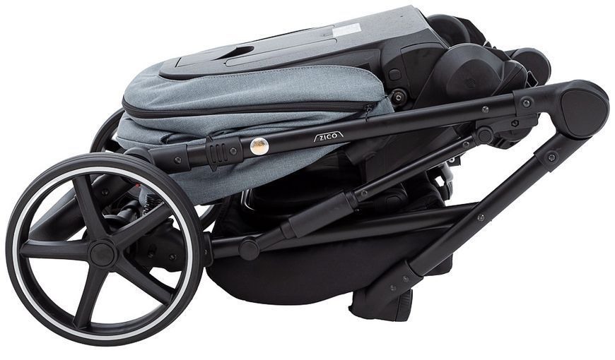 Коляска 2 в 1 Adamex Zico Tip TK-60 темно-сірий 680775 фото