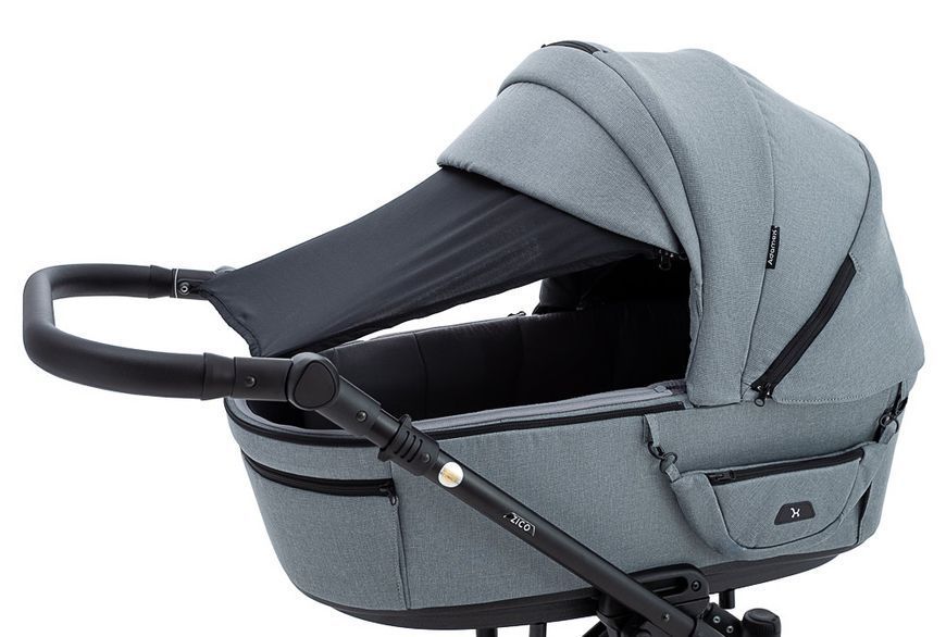Коляска 2 в 1 Adamex Zico Tip TK-60 темно-сірий 680775 фото