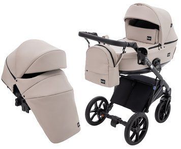 Коляска 2 в 1 Bair Kiwi Plus ECO BKP-33 капучино 680896 фото