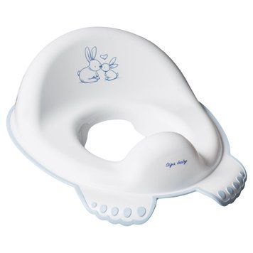 Накладка на унітаз Tega LITTLE BUNNY Anti slip toilet trainer KR-002-103 white (білий) 681451 фото