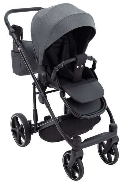 Коляска 2 в 1 графит Adamex Zico Tip TK-57 680773 фото