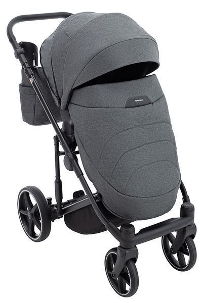 Коляска 2 в 1 графит Adamex Zico Tip TK-57 680773 фото
