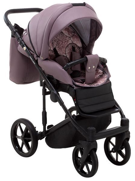 Коляска 2 в 1 Adamex Porto Light ECO шкіра 100% SA-24 бузковий 625765 фото