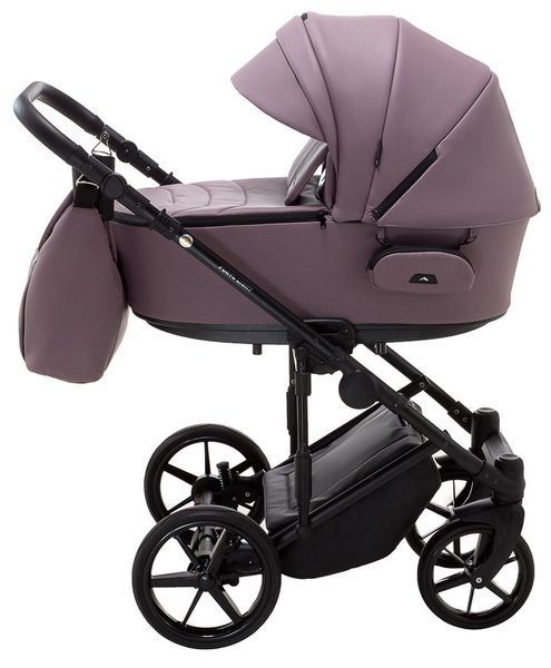 Коляска 2 в 1 Adamex Porto Light ECO шкіра 100% SA-24 бузковий 625765 фото