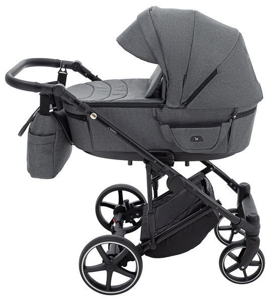 Коляска 2 в 1 графит Adamex Zico Tip TK-57 680773 фото