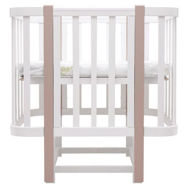 Ліжко Babyroom Місяць LU-2 маятник білий / капучино 681891 фото