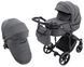 Коляска 2 в 1 графит Adamex Zico Tip TK-57 680773 фото 1