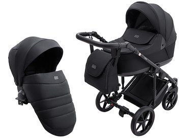 Коляска 2 в 1 Adamex Locco Lux TK-53 чорний 681025 фото