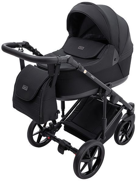 Коляска 2 в 1 Adamex Locco Lux TK-53 чорний 681025 фото