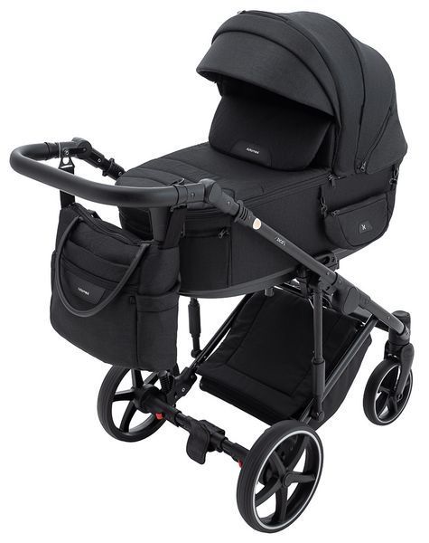 Коляска 2 в 1 Adamex Zico Lux TK-53 черный 680772 фото