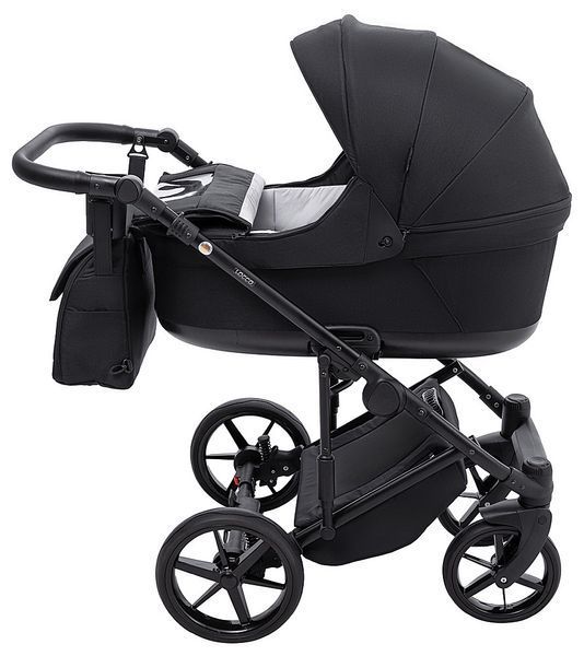 Коляска 2 в 1 Adamex Locco Lux TK-53 чорний 681025 фото