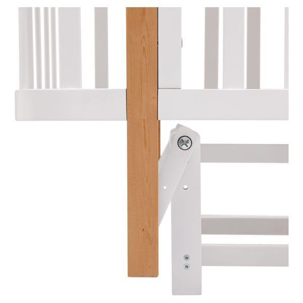Ліжко Babyroom Місяць LU-2 маятник білий / натуральний 681892 фото