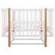 Ліжко Babyroom Місяць LU-2 маятник білий / натуральний 681892 фото 2