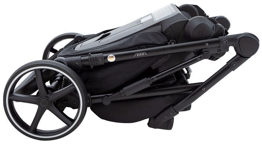 Коляска 2 в 1 Adamex Zico Lux TK-53 черный 680772 фото