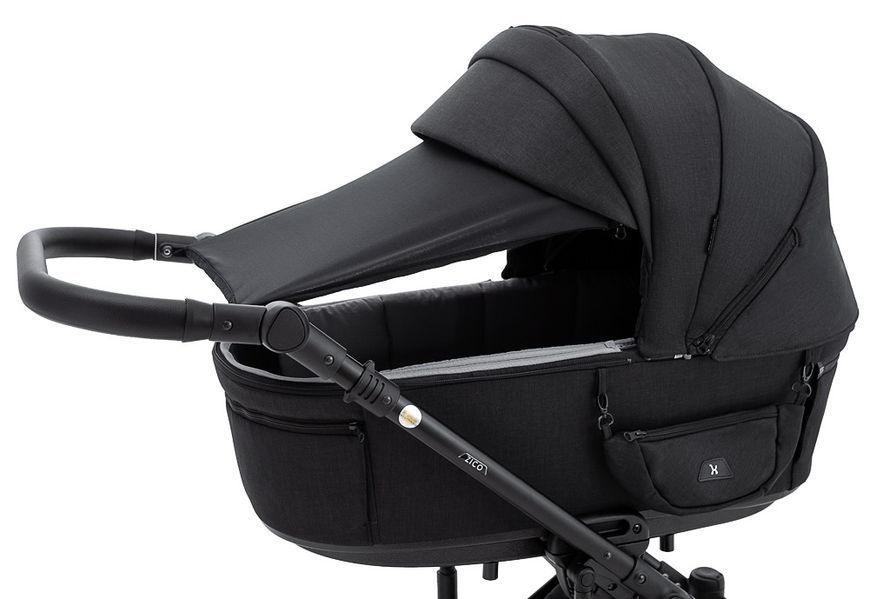 Коляска 2 в 1 Adamex Zico Lux TK-53 черный 680772 фото