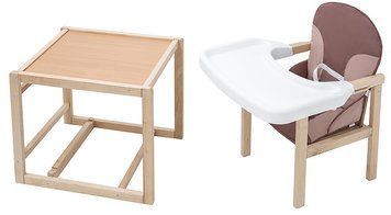 Стільчик-трансформер Babyroom Поні-230 eko шоколад / капучино 626013 фото