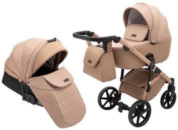 Коляска 2 в 1 Adamex Nola Natura 5 camel 681796 фото