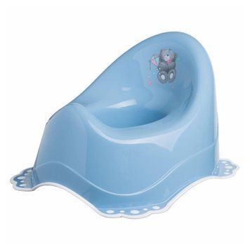Горшок с антискользящим покрытием Maltex Bear Chamber pot with anti slip rubber 4064_36 blue (голубой) 681175 фото