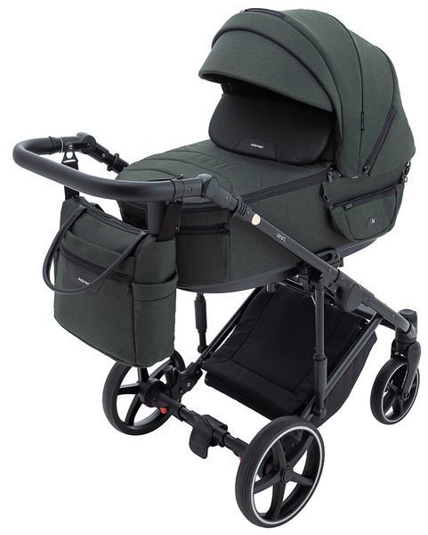 Коляска 2 в 1 Adamex Zico Lux TK-50 темно-зелений 680774 фото