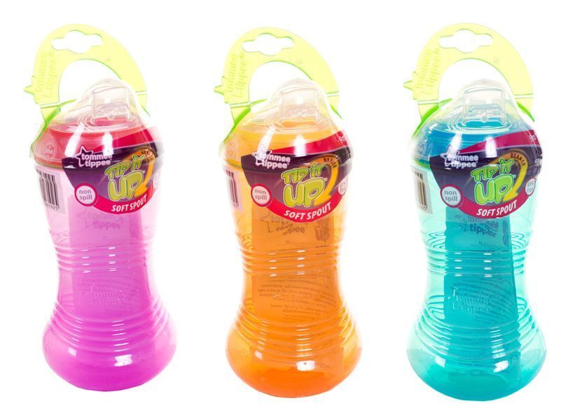 Поїлка Tommee Tippee Tip it UP від 9 місяців (400ml) блакитний / рожевий / помаранчевий 20049 фото