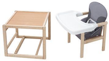 Стільчик-трансформер Babyroom Поні-230 eko сірий / графіт 626014 фото