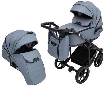 Коляска 2 в 1 Adamex Porto Light Tip TK-60/С темно-сірий 680776 фото