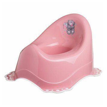 Горшок с антискользящим покрытием Maltex Bear Chamber pot with anti slip rubber 4064_42 pink (розовый) 681176 фото