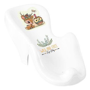 Гірка для купання Tega WILD & FREE Anti-slip baby bath seat LITTLE DEER DZ-003-103-JELONEK white / pink (білий / рожевий) 681317 фото