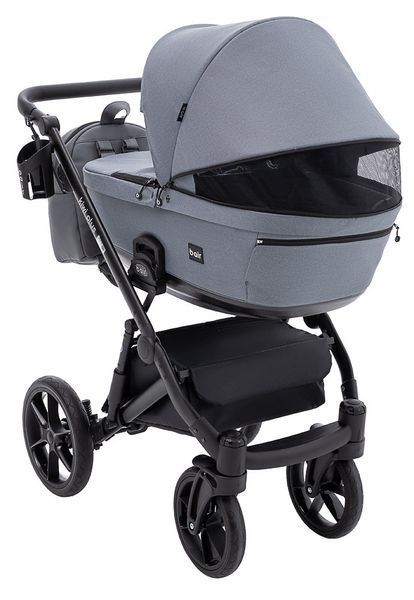 Коляска 2 в 1 Bair Kiwi Plus Soft BKP-218 серый 680903 фото